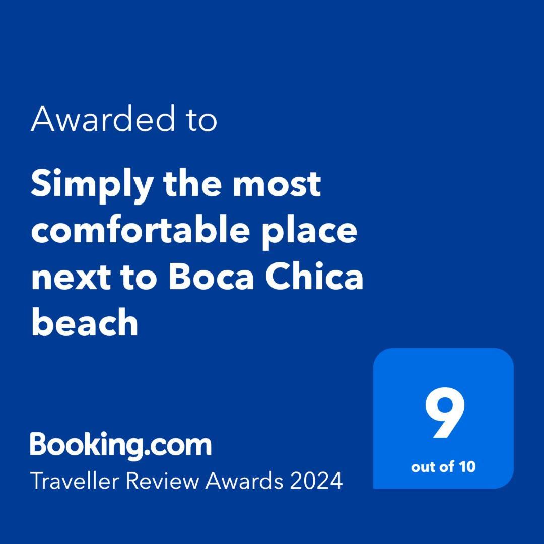 Simply The Most Comfortable Place Next To Boca Chica Beach Eksteriør bilde