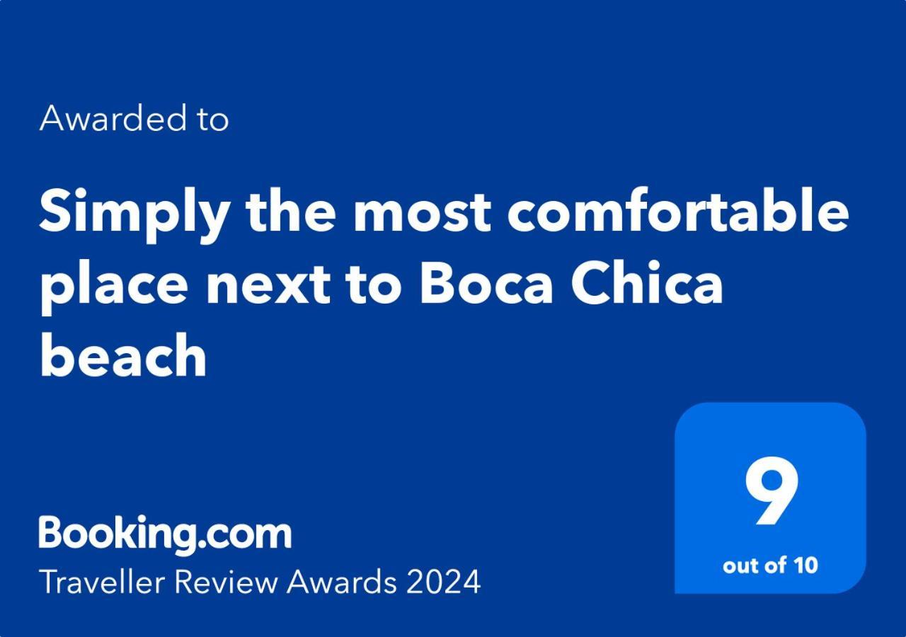 Simply The Most Comfortable Place Next To Boca Chica Beach Eksteriør bilde